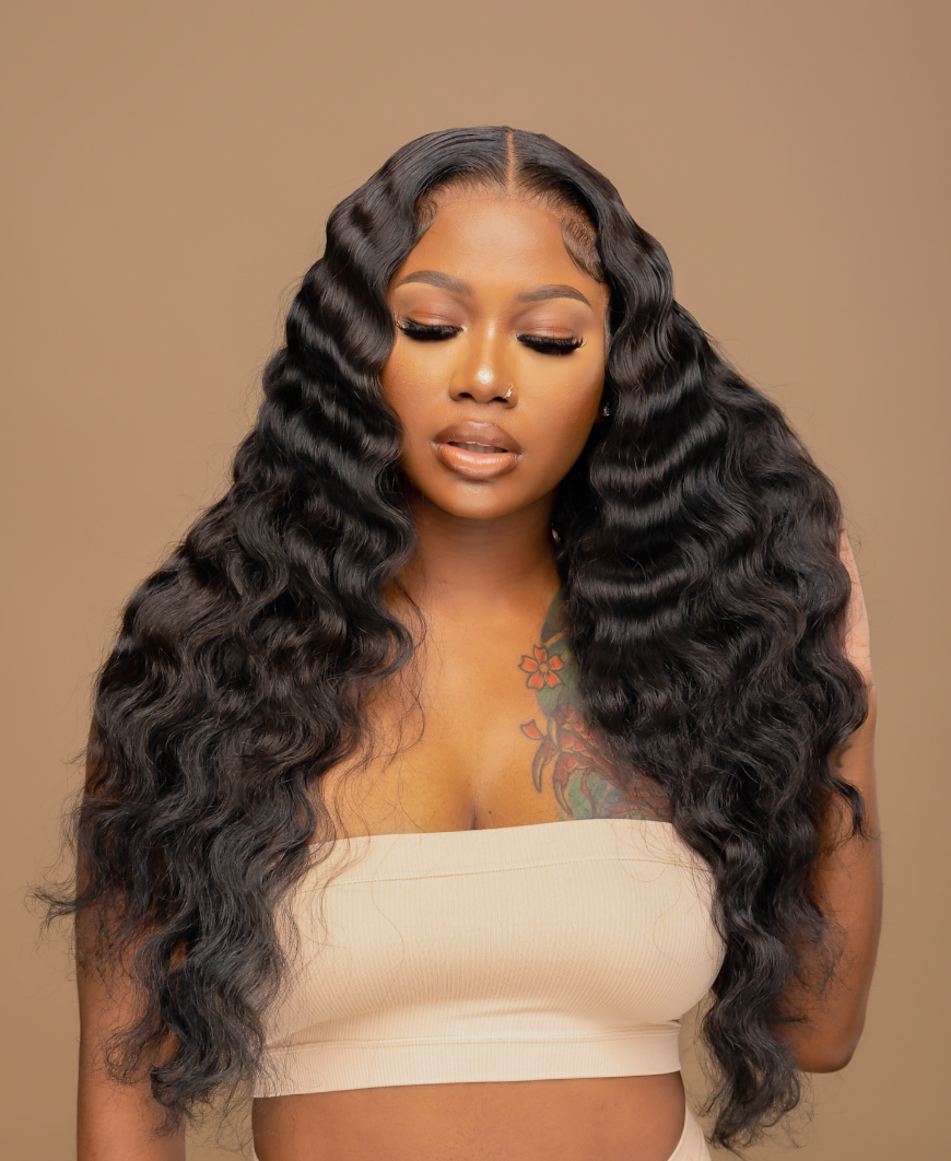 Frontal Deep Wave Wig (HD Lace)